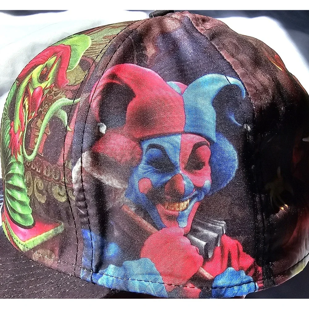 Rare ICP Insane Clown Posse 2011 Fitted L/XL Dark Carnival Hat/Cap Preowned